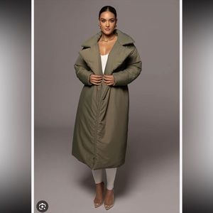 jlux label long puffer coat